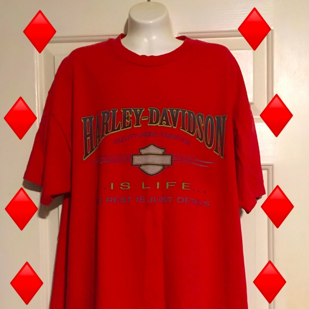 Harley Davidson Motorcycles vintage t-shirt (1996)